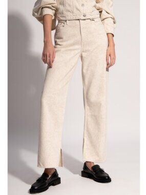 Ganni X Levi's loose straight floral print jeans